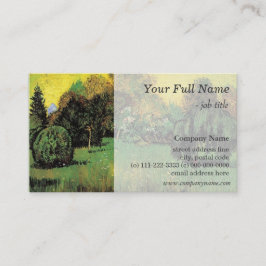 Der Garten des Dichters, Vincent van Gogh. Visitenkarte