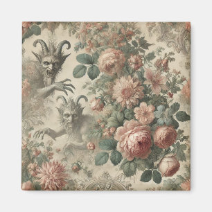 Der Garten des Goatmans - Gotisches Folklore-Desig Magnet