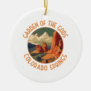 Der Garten des Gods Colorado Springs beängstigende Keramik Ornament