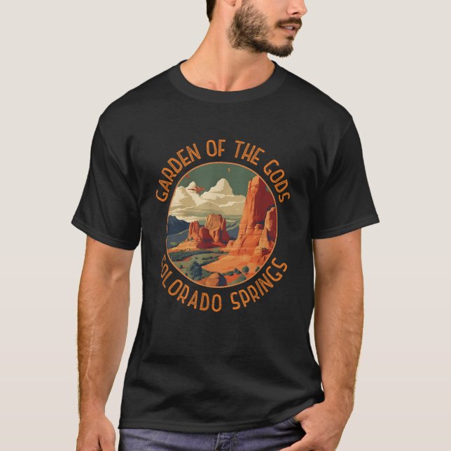 Der Garten des Gods Colorado Springs beängstigende T-Shirt (Vorderseite)