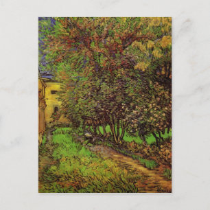 Der Garten des Heiligen-Paul-Krankenhauses von van Postkarte