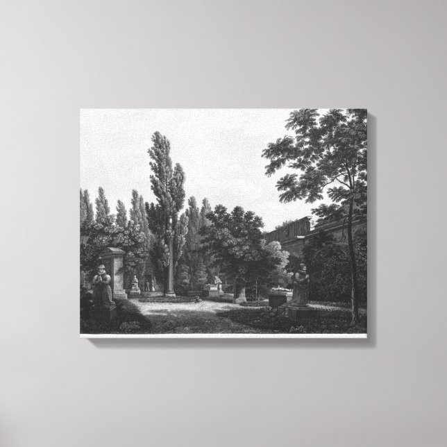 Der Garten des Klosters, Museo des Monuments Leinwanddruck (Vorderseite)