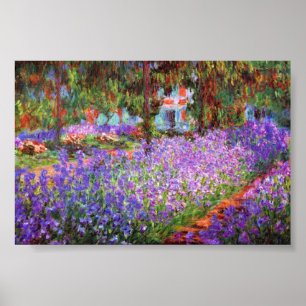 Der Garten des Künstlers bei Giverny durch Monet Poster
