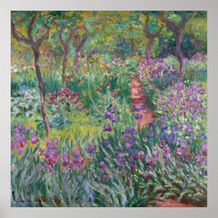 Der Garten des Künstlers in Giverny, Monet Poster