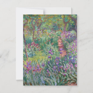 Der Garten des Künstlers in Giverny, Monet Postkarte
