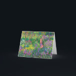 Der Garten des Künstlers in Giverny, nach Claude M Dankeskarte<br><div class="desc">Nach Claude Monet - Der Künstlergarten in Giverny,  Unendlichkeit Punkte. Oscar-Claude Monet (1840-1926) war ein französischer Maler und Gründer impressionistischen Gemäldes,  der als wichtiger Vorläufer des Modernismus angesehen wird,  insbesondere in seinen Versuchen,  die Natur so zu malen,  wie er sie wahrnahm.</div>