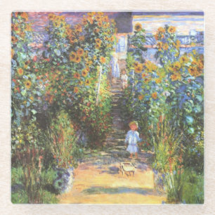 Der Garten des Künstlers in Vetheuil - Claude Mone Glasuntersetzer