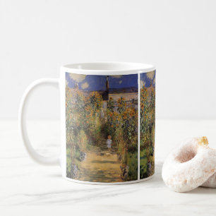 Der Garten des Künstlers in Vetheuil von Claude Mo Kaffeetasse