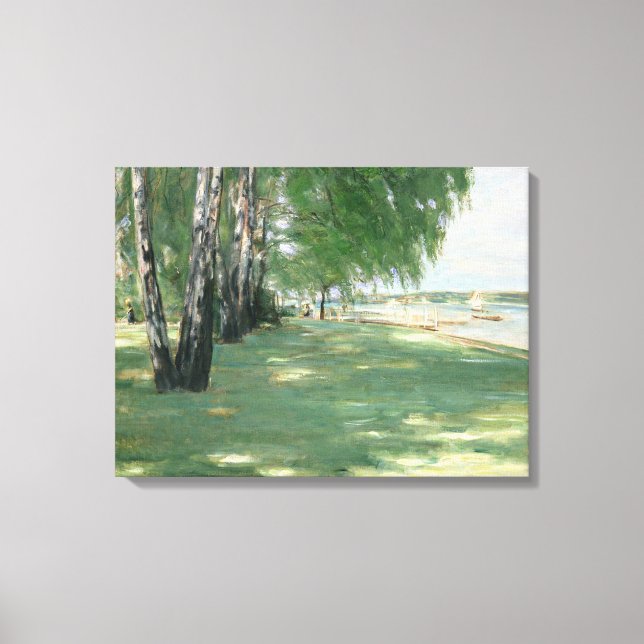 Der Garten des Künstlers in Wannsee, 1918 Leinwanddruck (Vorderseite)