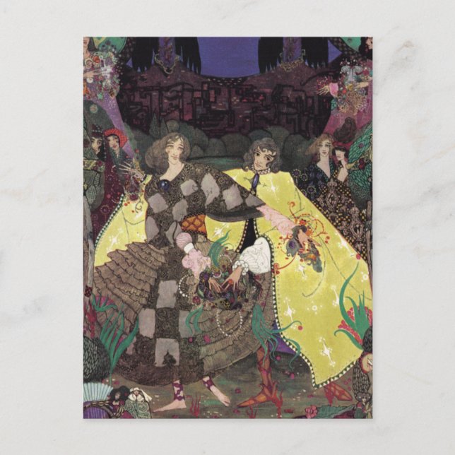 Der Garten des Paradieses Postkarte (Vorderseite)