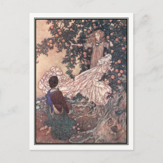 Der Garten des Paradieses von Edmund Dulac Postkarte