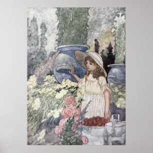 Der Garten des reichen Mannes von Charles Robinson Poster