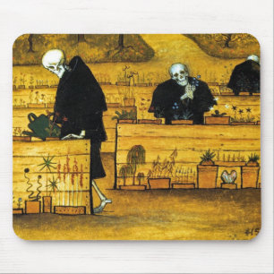 Der Garten des Todes von Hugo Simberg 1896 Mousepad