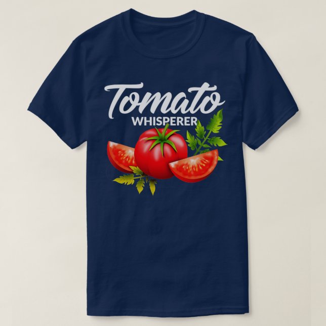Der Garten des Tomato Whisperer Gardens, der Garte T-Shirt (Design vorne)