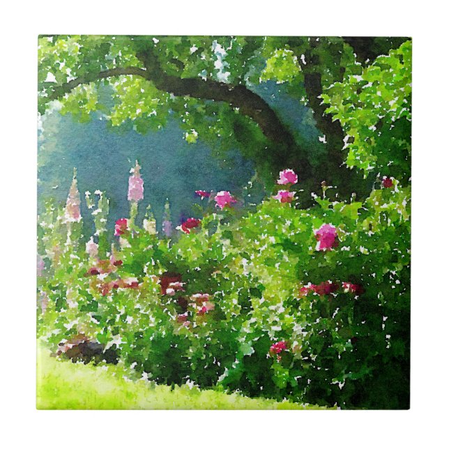 Der Garten Fliese (Vorderseite)