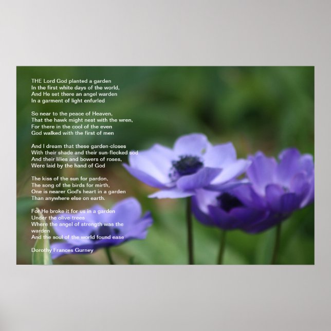 Der Garten Gottes Poster (Vorne)