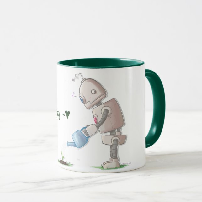Der Garten-Hobby wenigen Roboters Tasse (VorderseiteRechts)