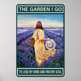 Der Garten, in den ich gehe Poster