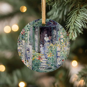 Der Garten in seiner Herrlichkeit   Childe Hassam Keramik Ornament