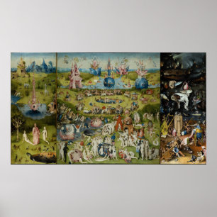 Der Garten Irdischer Freuden Hieronymus Bosch Poster