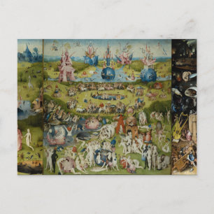 Der Garten Irdischer Freuden Hieronymus Bosch Postkarte