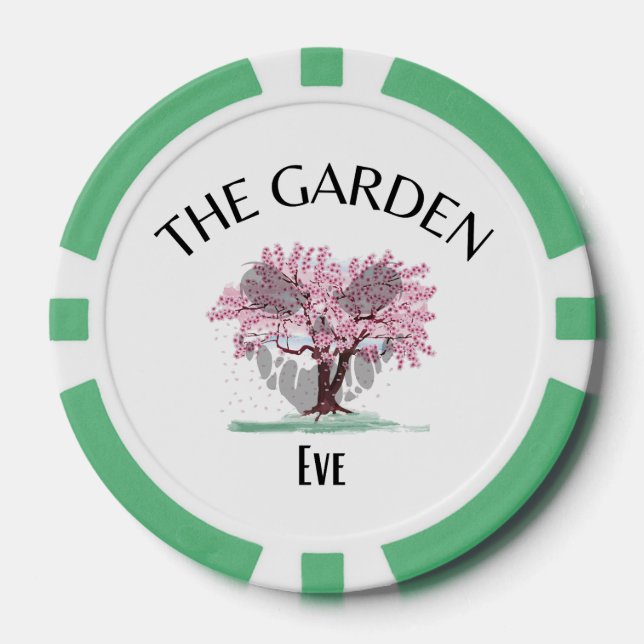 Der Garten Pokerchips (Vorderseite)