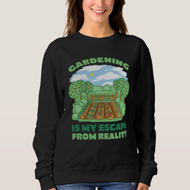 Der Garten ruft Saying for gardeners and hobby gar Sweatshirt (Vorderseite)