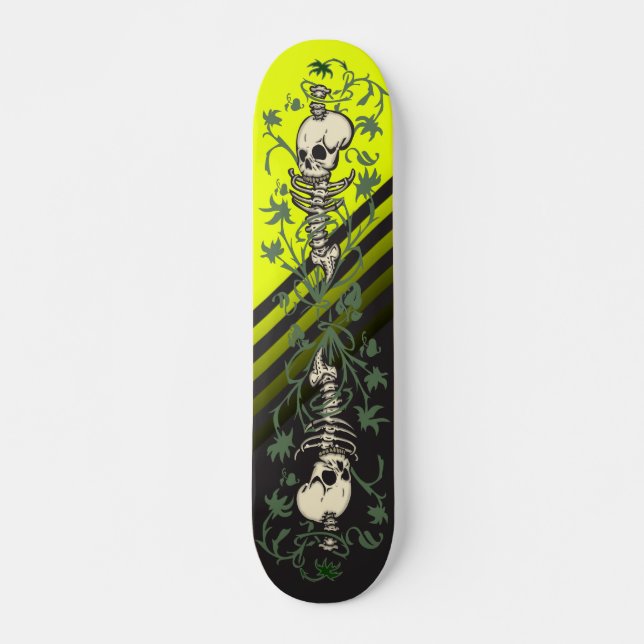 Der Garten-Skateboard des Skeletts Skateboard (Vorne)