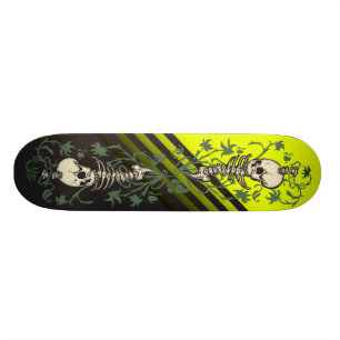 Der Garten-Skateboard des Skeletts Skateboard