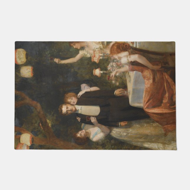 Der Garten von Armida (von John Collier) Fußmatte (Vorderseite)