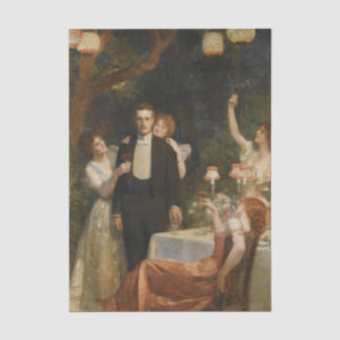 Der Garten von Armida (von John Collier) Seidenpapier