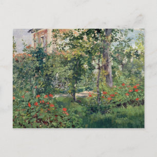 Der Garten von Bellevue, 1880 Postkarte