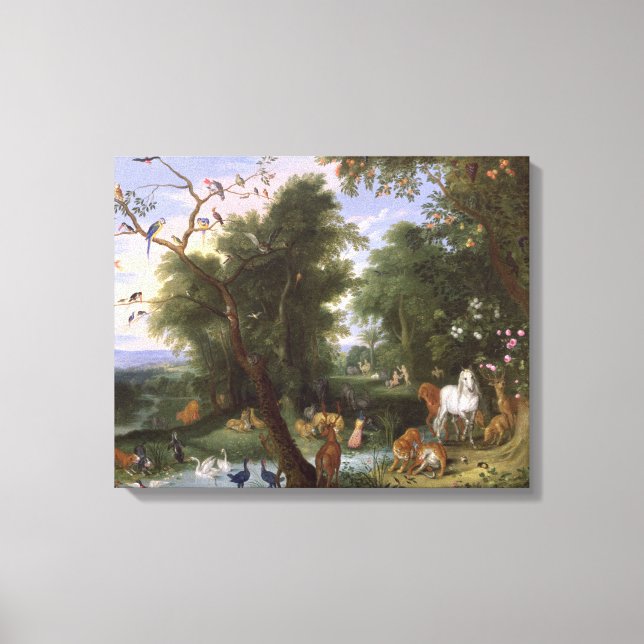 Der Garten von Eden, 1659 Leinwanddruck (Vorderseite)