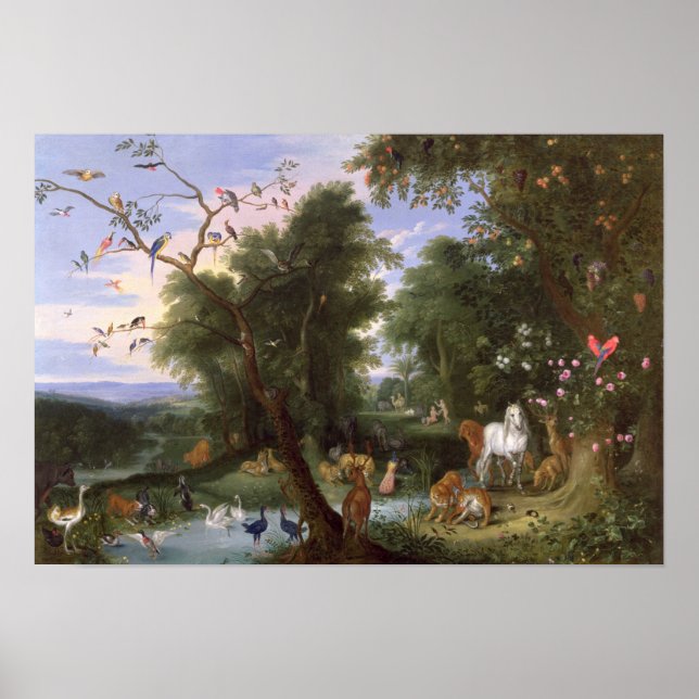 Der Garten von Eden, 1659 Poster (Vorne)