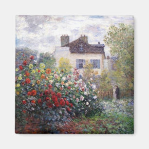 Der Garten von Giverne von Claude Monet Frische Pa Magnet