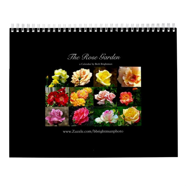 Der Gartenkalender der Rose Kalender (Rückseite)