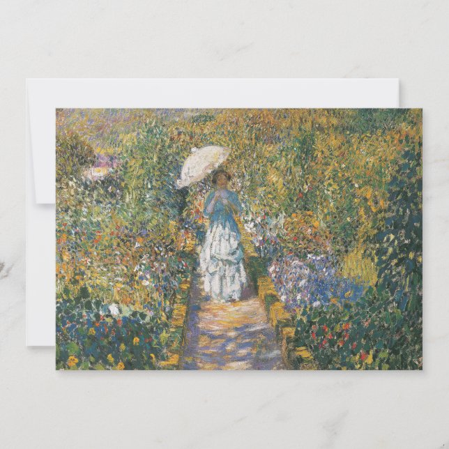 Der Gartenweg | Frederick Carl Frieseke (Vorderseite)