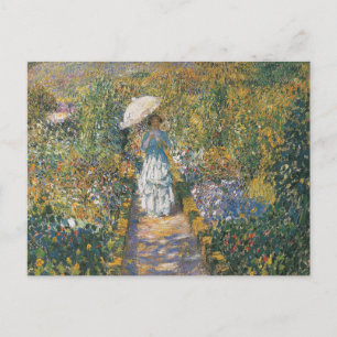 Der Gartenweg   Frederick Carl Frieseke Postkarte