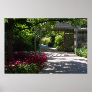 Der Gartenweg Poster