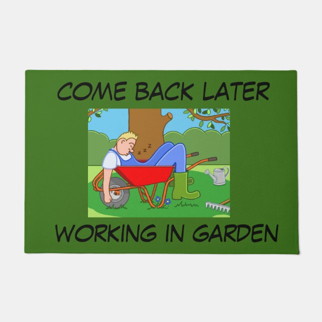 Der Gärtner Fußmatte (Vorderseite)