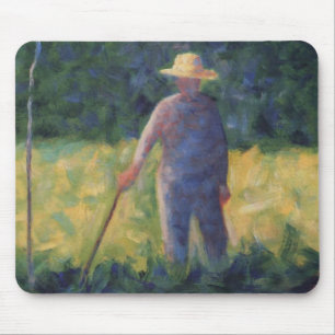 Der Gärtner - Georges Seurat Mousepad