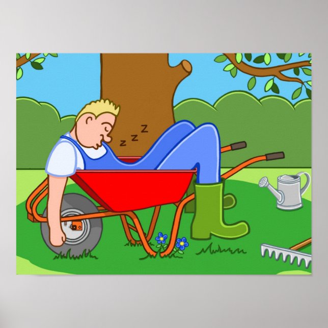 Der Gärtner Poster (Vorne)