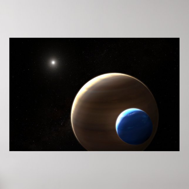 Der Gasriesen Kepler-1625b Poster (Vorne)
