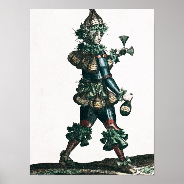 Der Gastwirt, allegorische Kostümgestaltung Poster (Vorne)