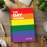 Der Gay-Agenda-Farb-Planer Planer<br><div class="desc">The Gay Agenda Proud Colors Planner - Für unsere LGBT Community präsentieren wir diesen coolen Planer. In Gay Pride-Farben präsentiert,  um Liebe und Akzeptanz für alle zu feiern. Bleibe auf all deinen wichtigen Terminen und Notizen mit diesem phantastischen bunten und modernen Planer.</div>