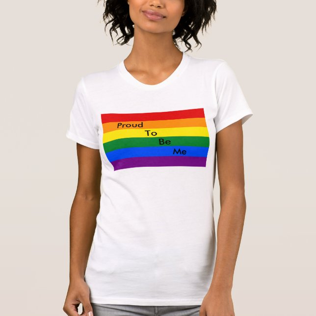 Der Gay Pride der Frau T-Shirt (Vorderseite)