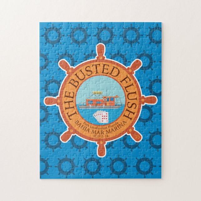 Der gebeutelte Flush (sekundär) - Puzzle (Vertikal)