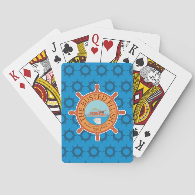 Der gebeutelte Flush (sekundär) - Spielkarten (Rückseite)