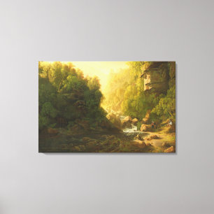 Der Gebirgsstrom, c.1820-30 (Öl auf Leinwand) Leinwanddruck