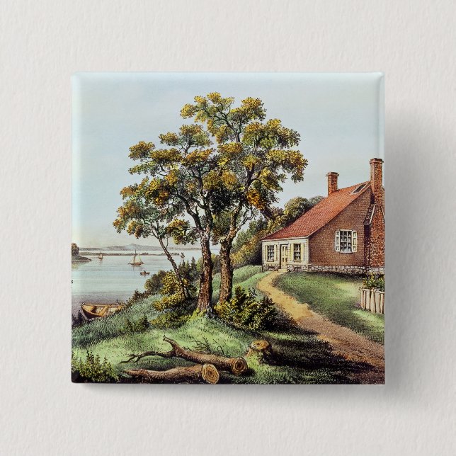 Der Geburtsort von Washington am Button (Vorderseite)